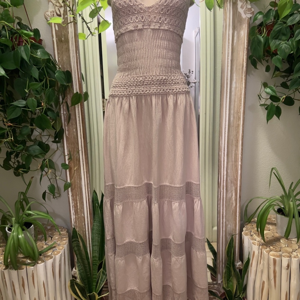 Blanco by Nature 100% cotton maxi dress